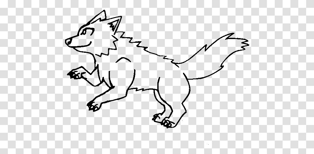 Dog Black And White Line Art Cartoon Clip Art Outline Picture Of A Wolf, Gray, World Of Warcraft Transparent Png