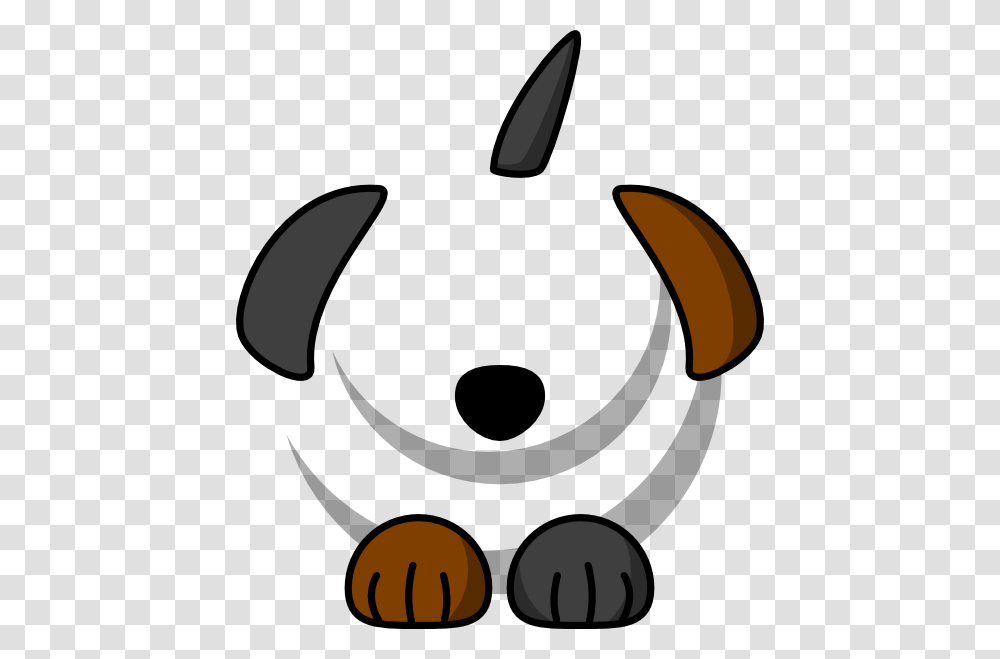 Dog Black Brown Ear Paw Clip Art, Stencil, Face, Logo Transparent Png