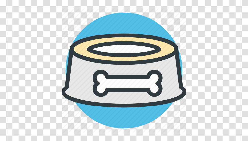 Dog Bowl Dog Food Dog Treat Pet Food Puppy Food Icon, Tape, Harness, Drum Transparent Png