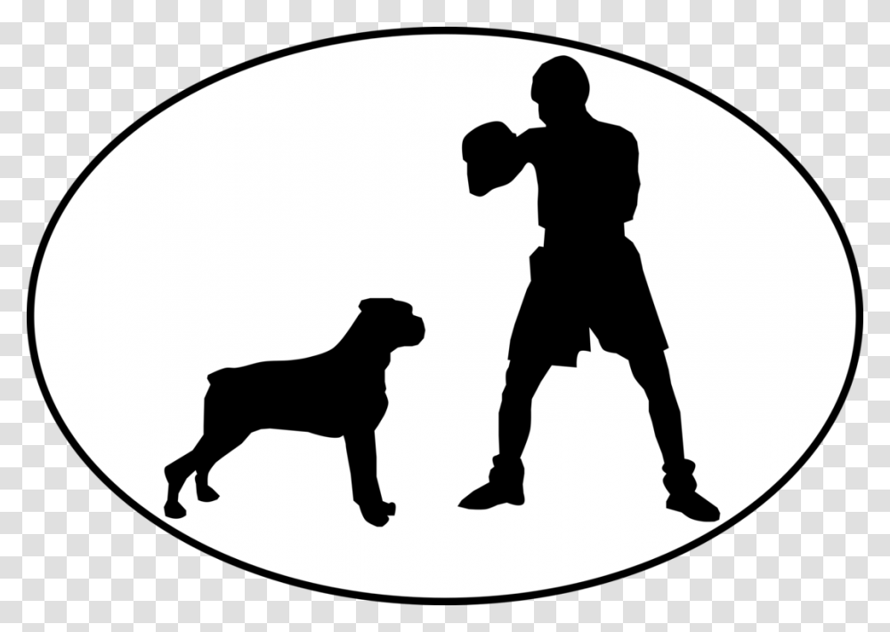 Dog Breed Computer Icons Boxing Silhouette Document Free, Person, Canine, Animal, Mammal Transparent Png