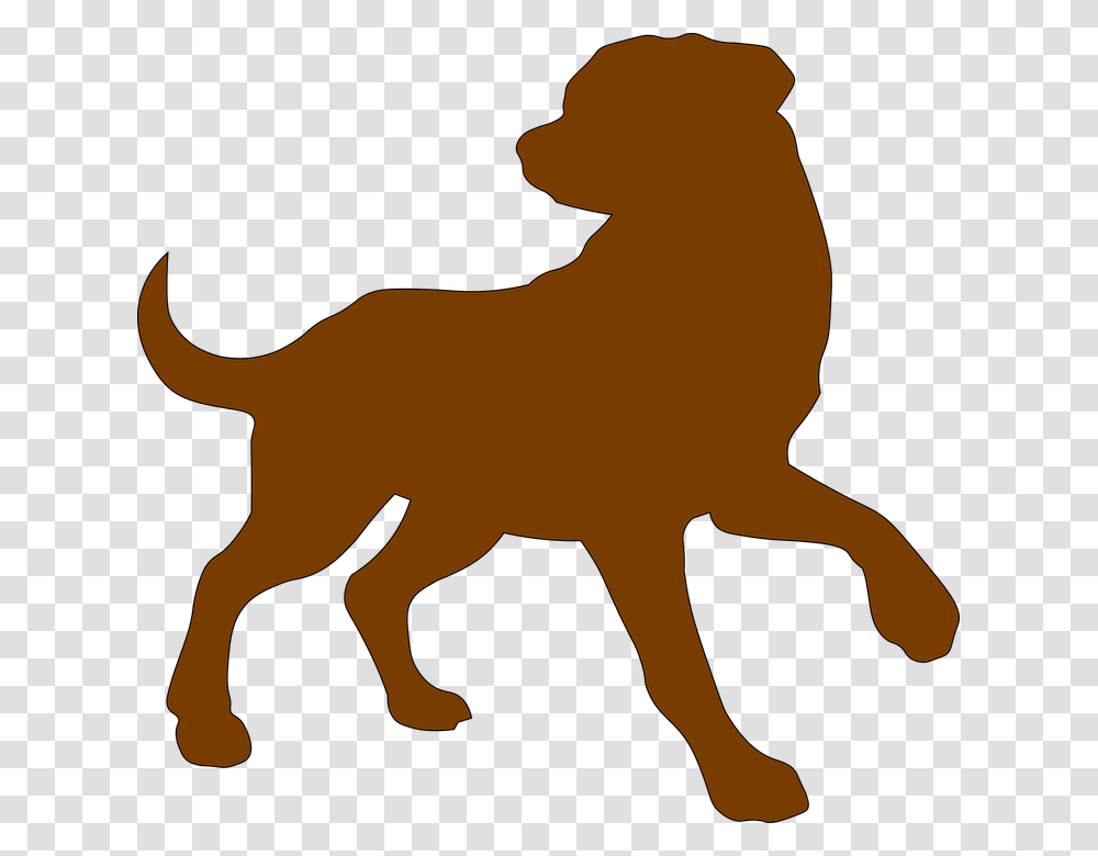 Dog Brown Outline Domestic Animal Pet Canine Perro Contorno, Mammal, Person, Human, Wildlife Transparent Png