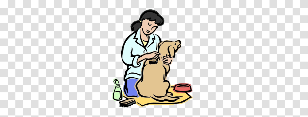 Dog Brush Cliparts, Doctor, Veterinarian, Washing Transparent Png