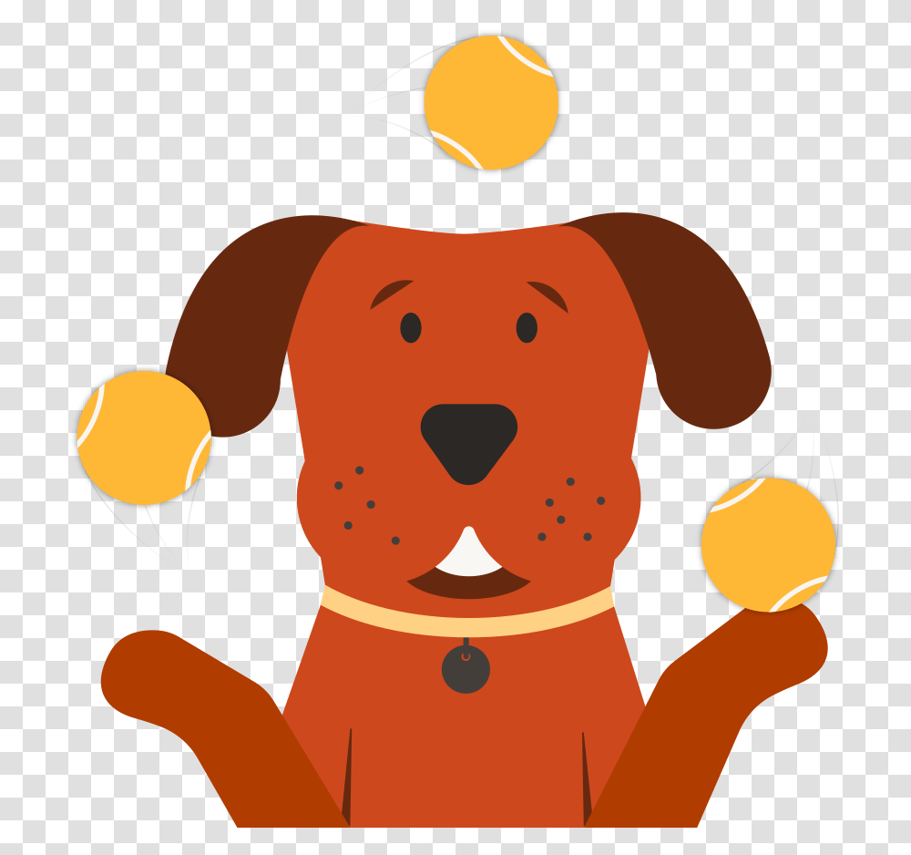 Dog Catches Something Clipart Download, Juggling, Plant, Produce, Food Transparent Png