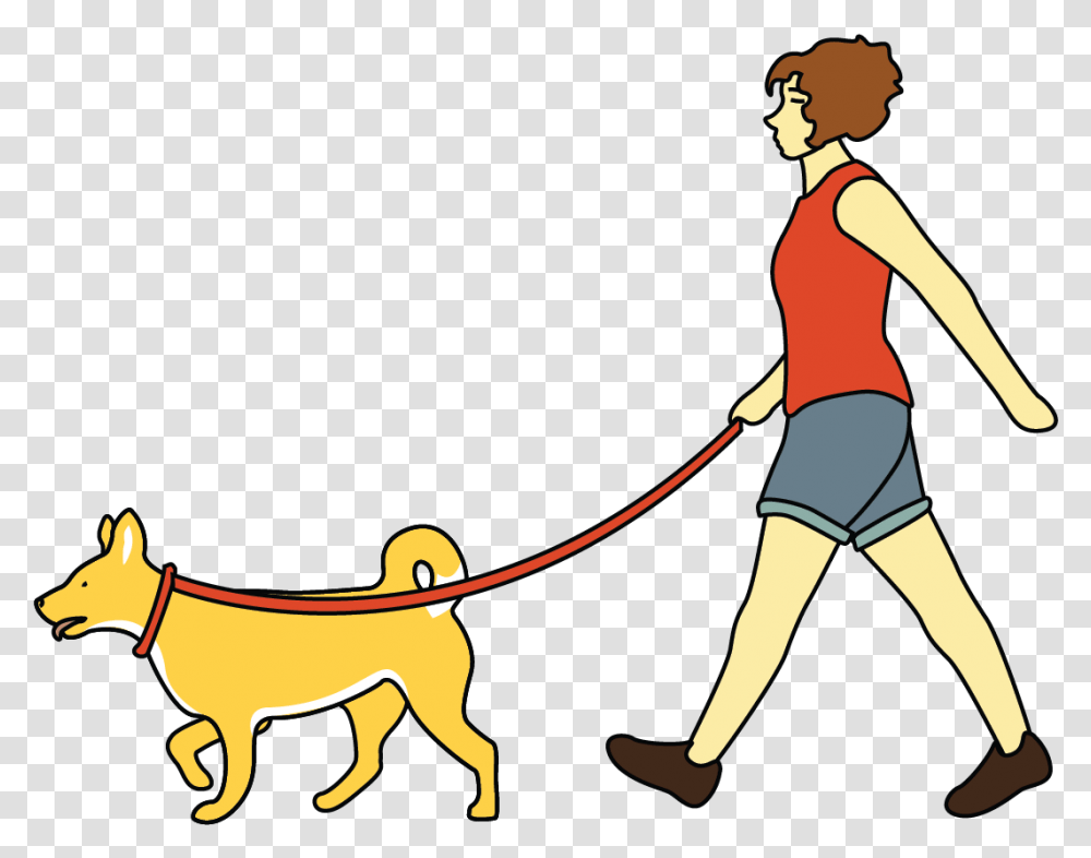 Dog Catches Something, Person, Leisure Activities, Rope Transparent Png
