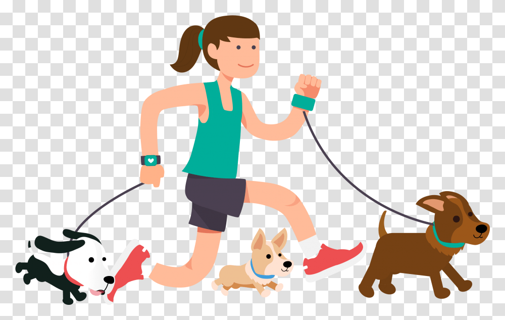 Dog Catches Something, Person, Female, Girl, People Transparent Png