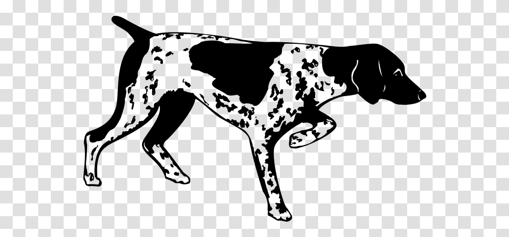 Dog Clipart Gsp Pointer Silhouette Bird Dog Silhouette, Gray, World Of Warcraft Transparent Png