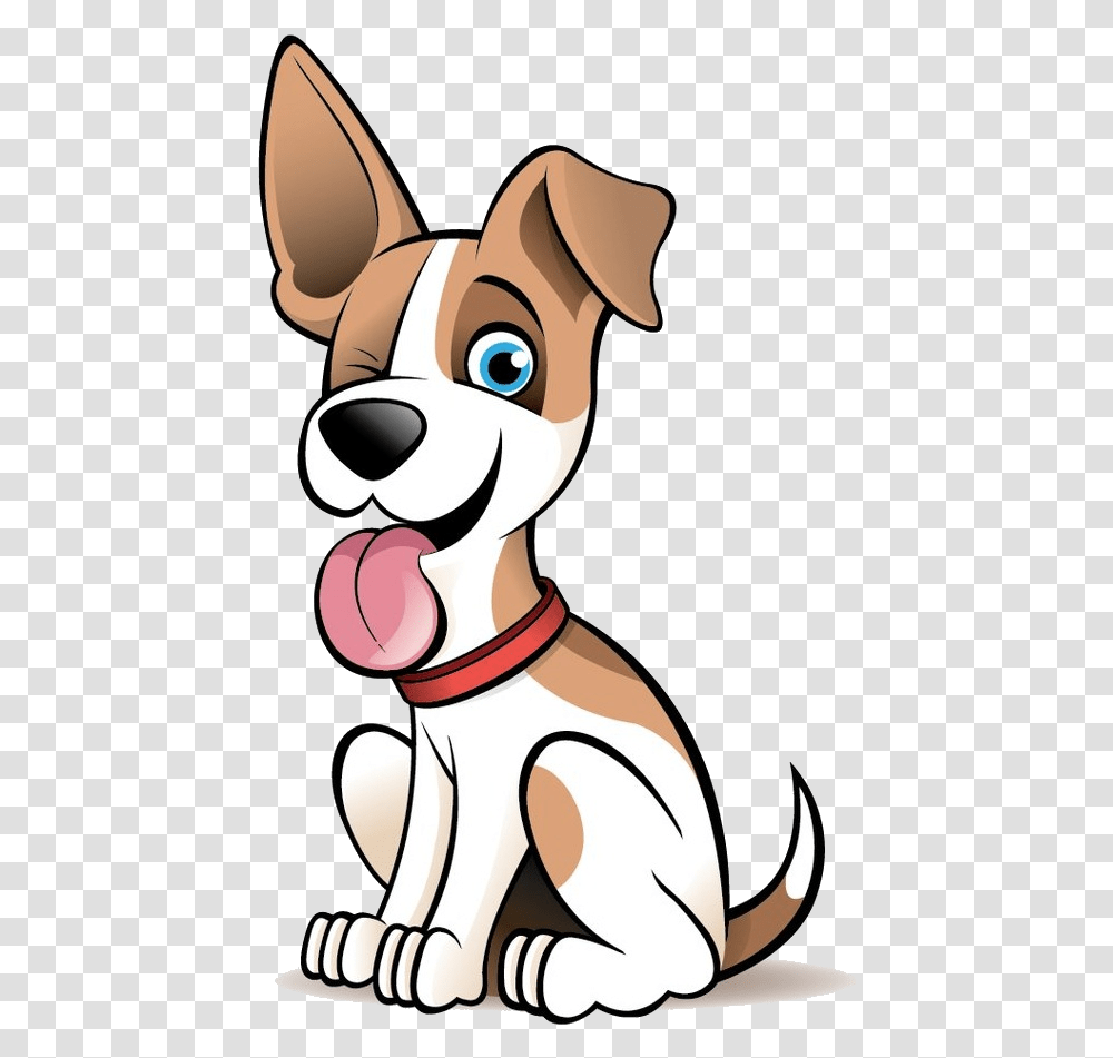 Dog Clipart Kawaii Cartoon Dog Winking, Mammal, Animal, Pet, Cattle Transparent Png