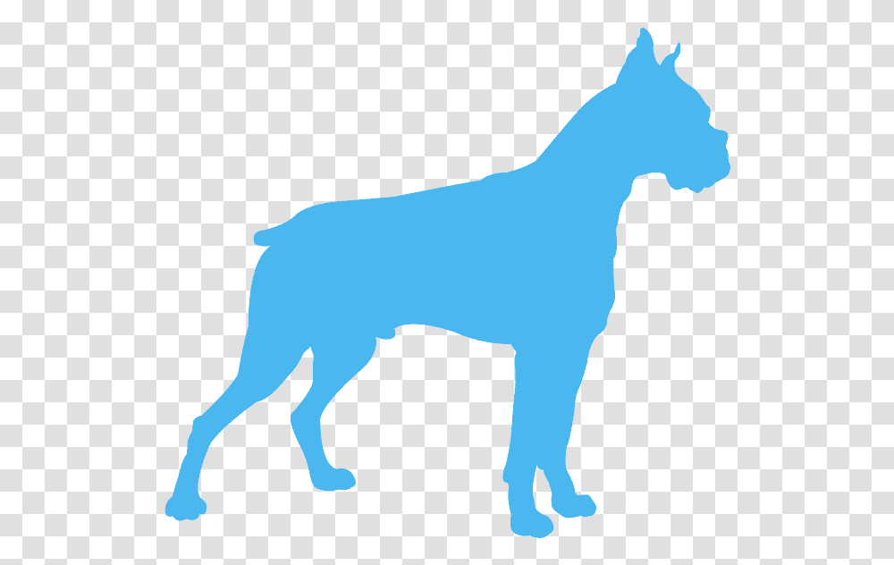 Dog Clipart Silhouette Boxer, Mammal, Animal, Goat, Person Transparent Png