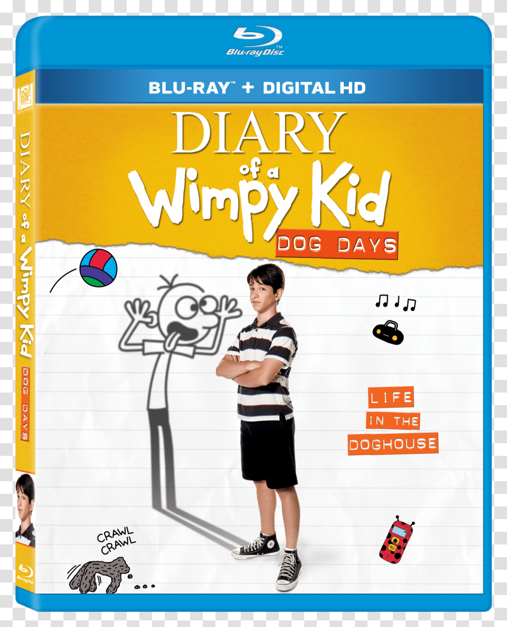 Dog Days Wimpy Kid, Person, Advertisement, Poster Transparent Png
