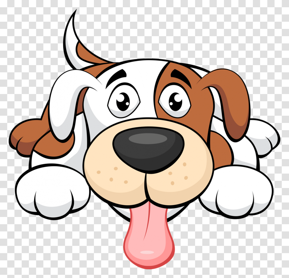 Dog Dog With Tongue Clip Art, Cow, Cattle, Mammal, Animal Transparent Png