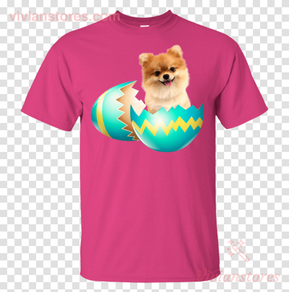 Dog Easter Cute Pomeranian Egg Gift Shirt For Easter, Apparel, T-Shirt, Pet Transparent Png