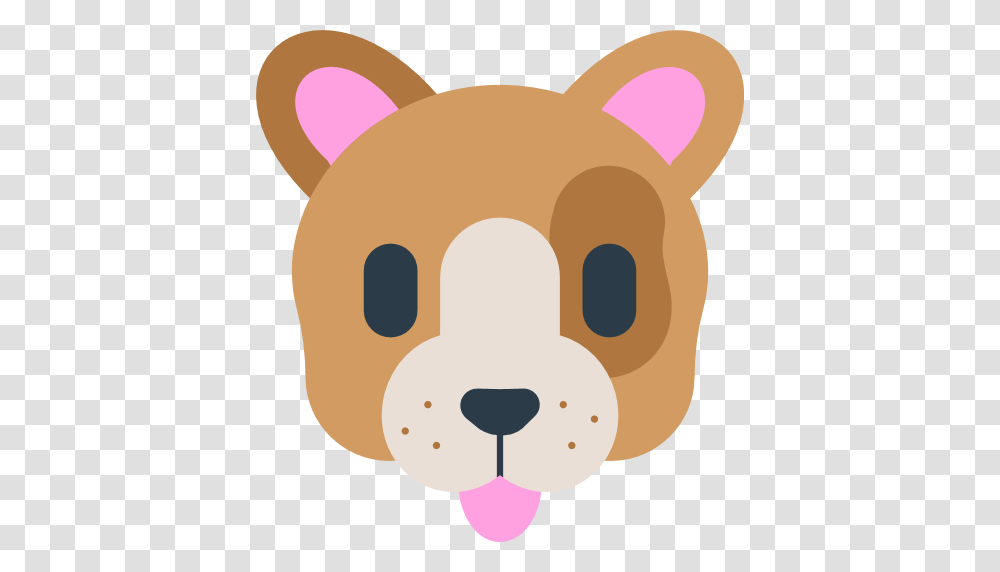 Dog Face Emoji For Facebook Email Sms Id, Piggy Bank, Snout, Balloon Transparent Png