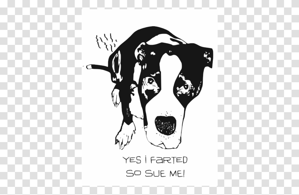 Dog Fart Pit Bull, Mammal, Animal, Stencil, Cow Transparent Png