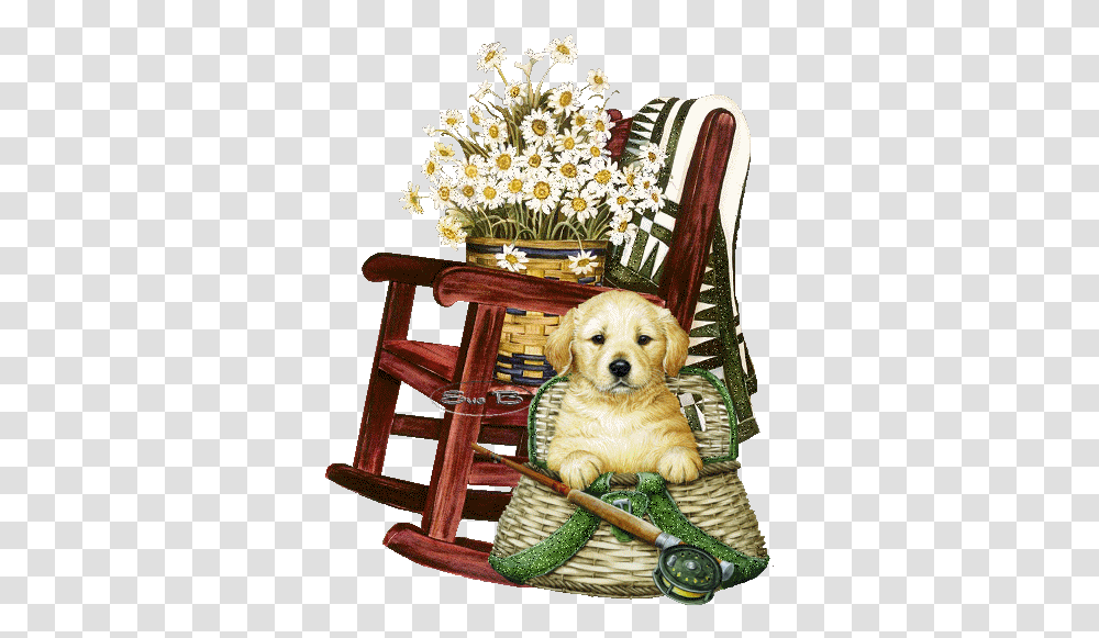 Dog Gifs Dogs Animal Art Fete Des Peres Chien, Furniture, Chair, Pet, Canine Transparent Png