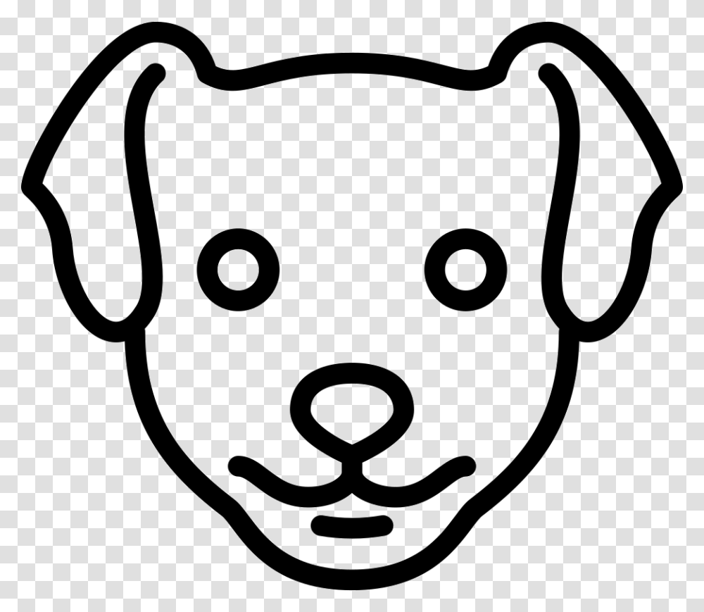 Dog Head Icon Free Download, Label, Stencil, Doodle Transparent Png