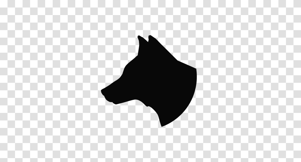 Dog Head Silhouette Clip Art, Batman Logo, Trademark, Star Symbol Transparent Png