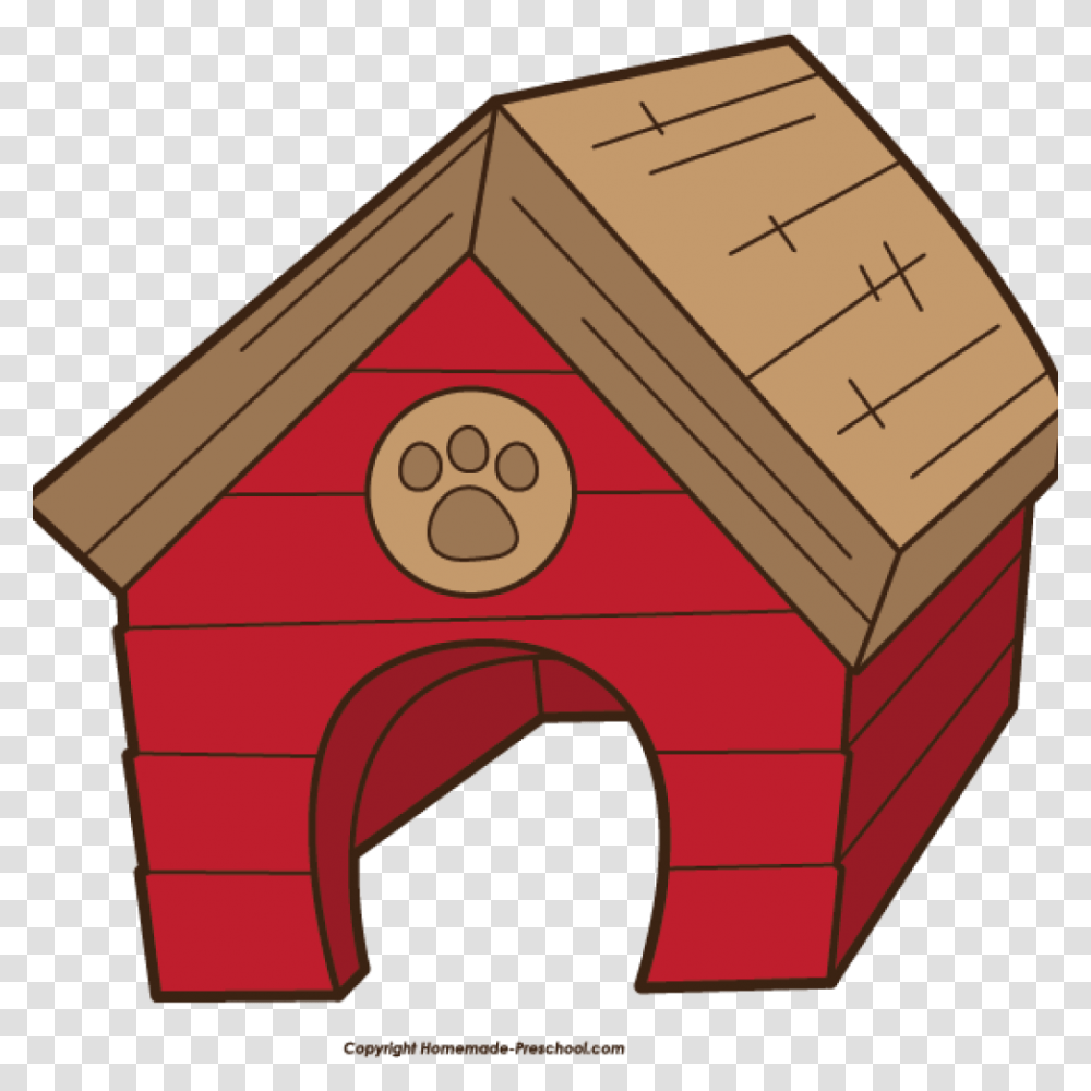 Dog House Clipart A Doghouse And Bowls Of Water Food Vector Clip, Den, Kennel Transparent Png