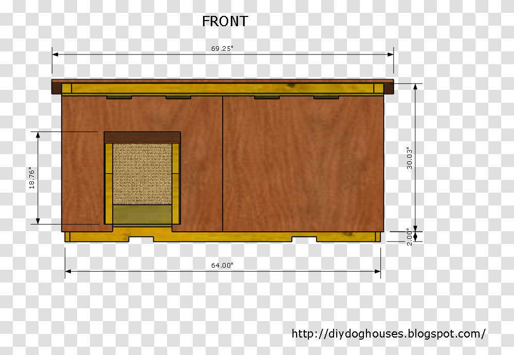 Dog House Plans Concept Insulated Dog House 2 Inside Cabinetry, Furniture, Table, Sideboard, Mailbox Transparent Png