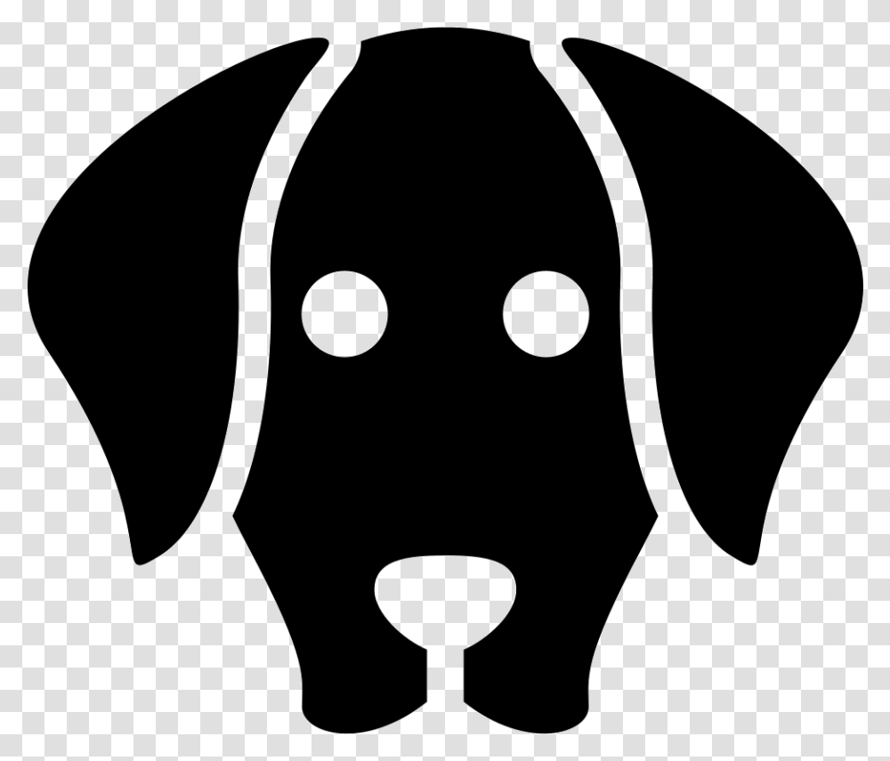 Dog Icono De Perro, Stencil, Silhouette, Texture Transparent Png