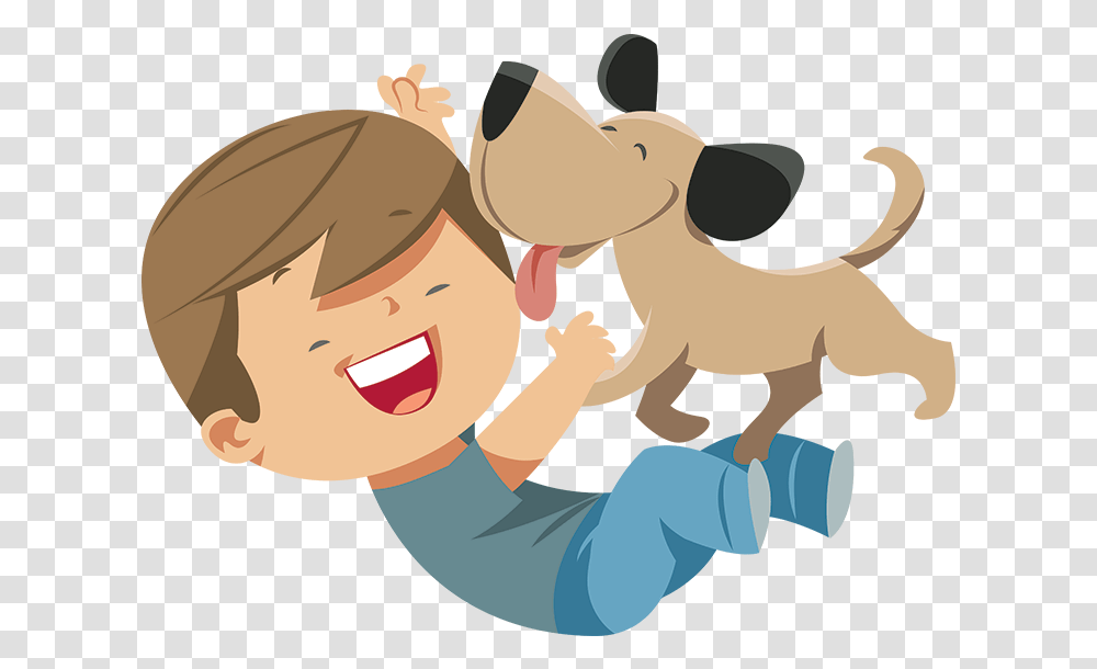 Dog Licking Boy Clipart, Crowd, Animal, Mammal, Seed Transparent Png