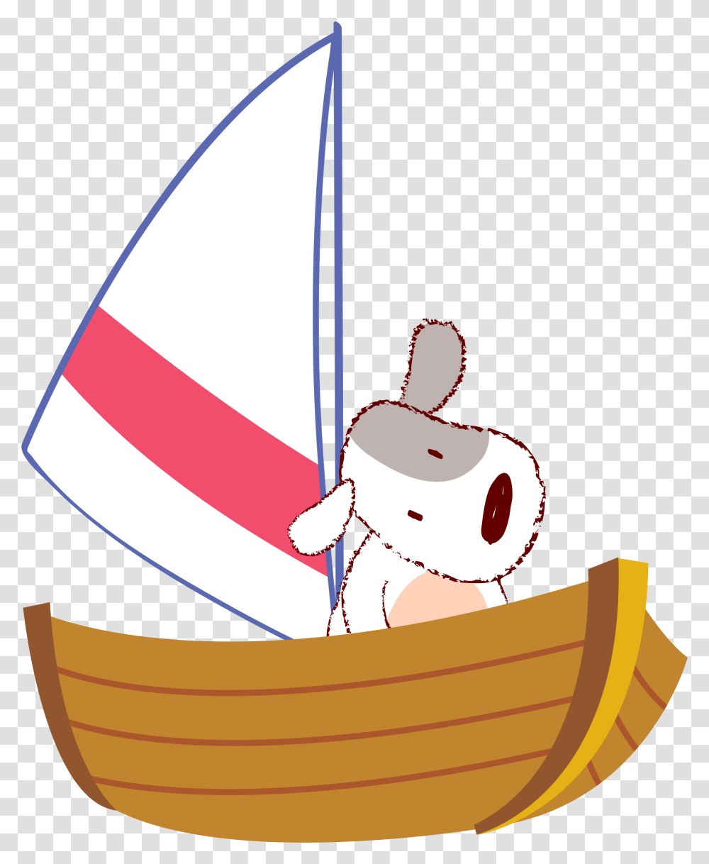 Dog On Sailboat Clipart Clip Art Free Download Dog Dog In A Boat Cartoon, Drawing, Life Buoy Transparent Png