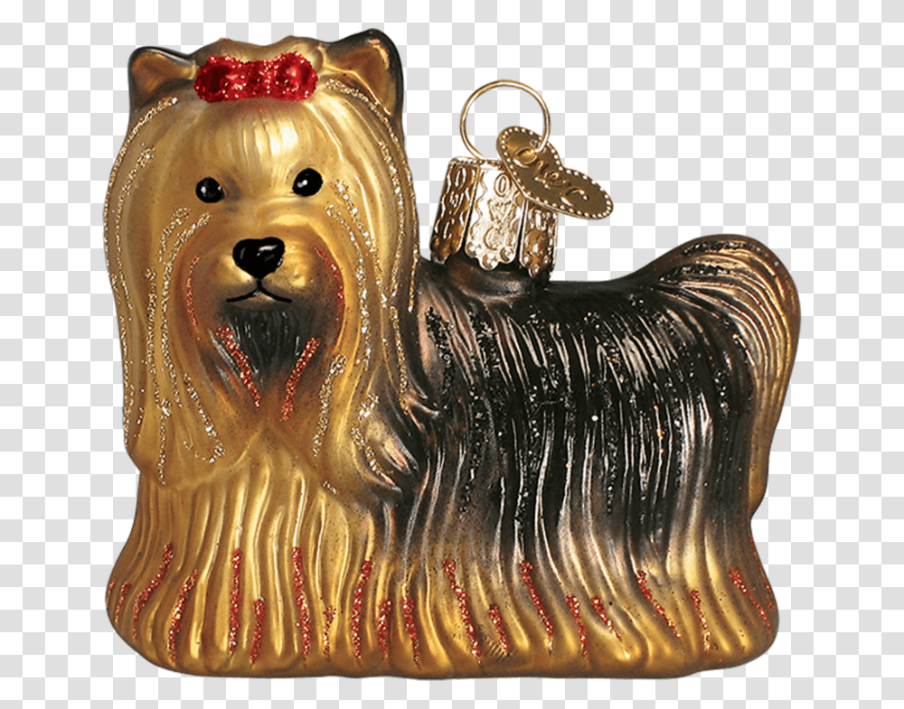 Dog Ornament Christmas Day, Figurine, Painting, Art, Animal Transparent Png