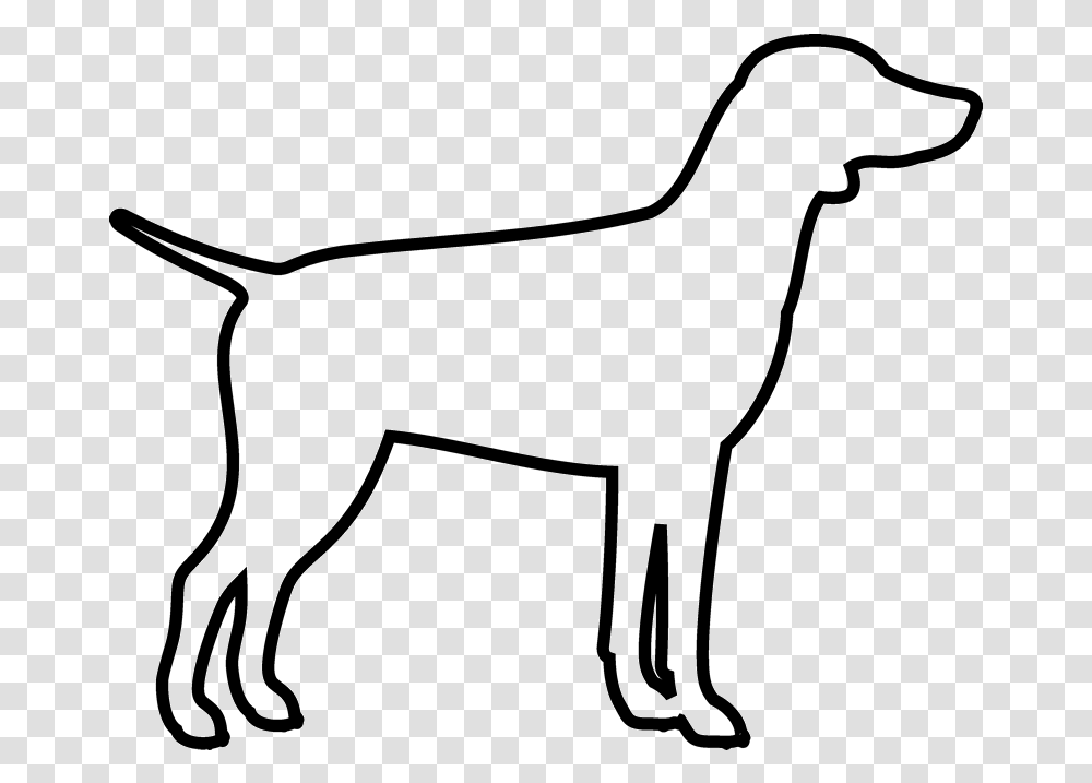 Dog Outline, Bow, Animal, Mammal, Wildlife Transparent Png