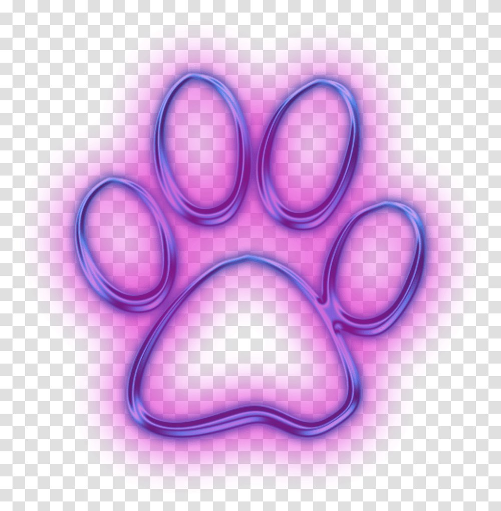 Dog Paw Clipart Purple Cat Paw Print, Mat, Mousepad, Heart, Leisure Activities Transparent Png