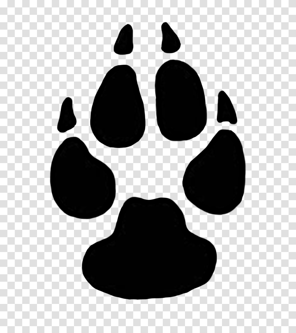 Dog Paw Clipart, Stencil, Footprint Transparent Png