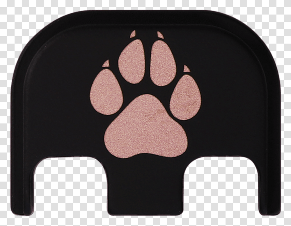 Dog Paw Copper Black Traditional Finish Back Plate Table, Paint Container, Palette, Mustache Transparent Png