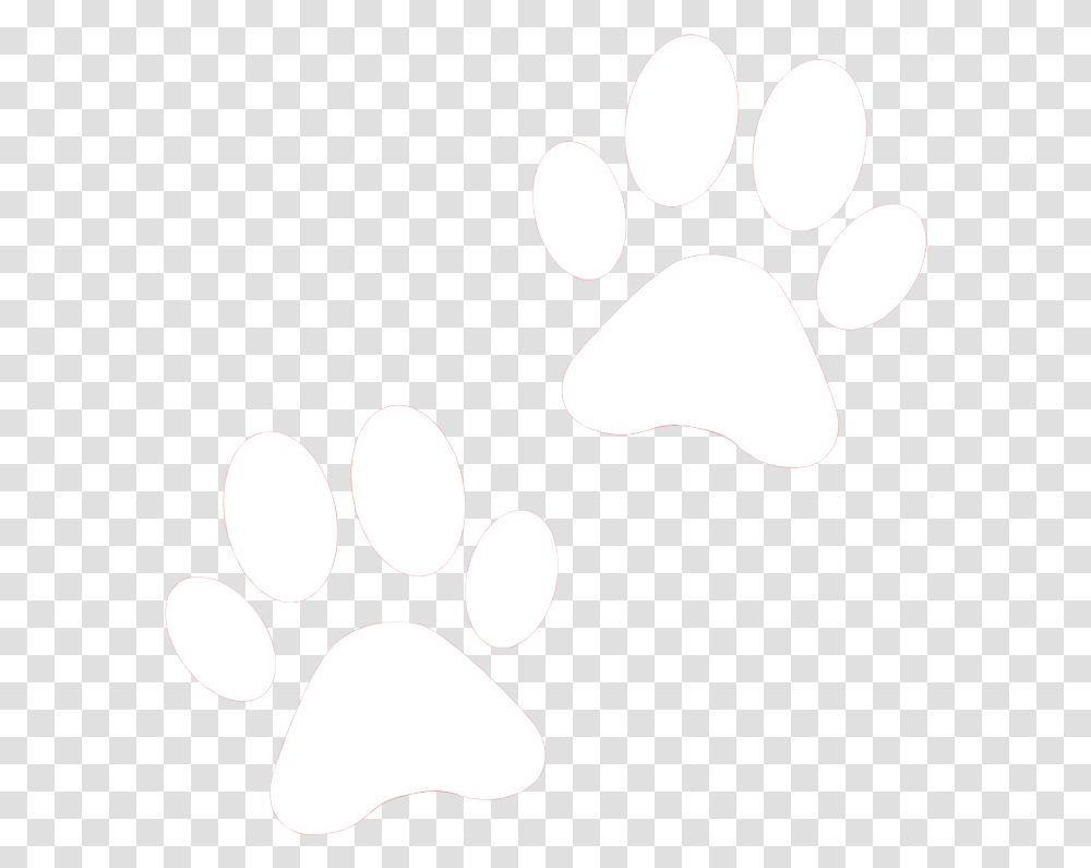 Dog Paw, Footprint, Stencil, Silhouette Transparent Png