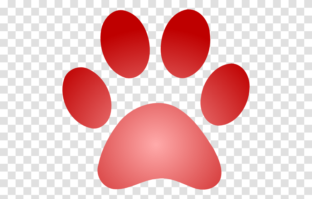 Dog Paw Print Clipart Red Lion Paw Print, Balloon, Footprint, Mouth Transparent Png