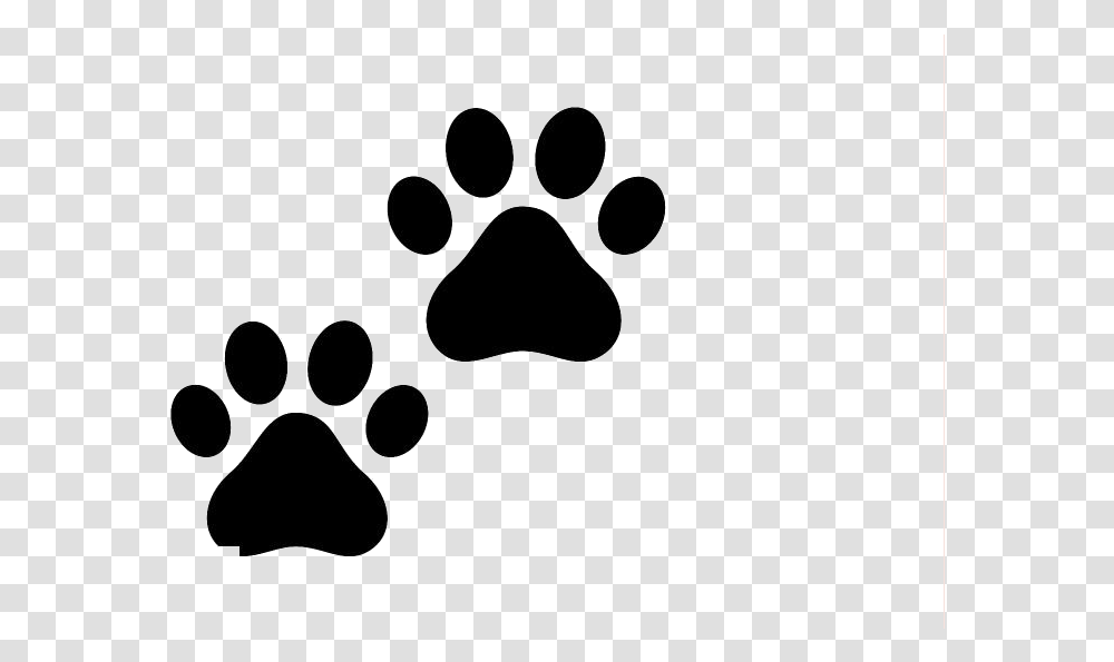 Dog Paw Print Silhouette Paw Print Clipart Black And White Transparent Png