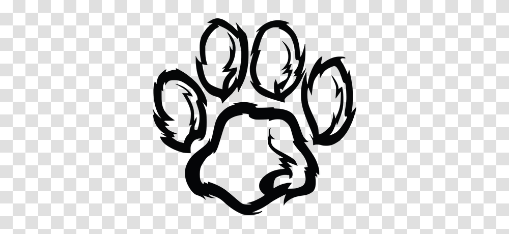 Dog Paw Print, Stencil, Painting Transparent Png