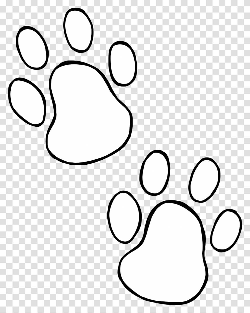 Dog Paw Prints Dog Paw Heart Clip Art Free Clipart White Paw Prints Dog, Footprint Transparent Png