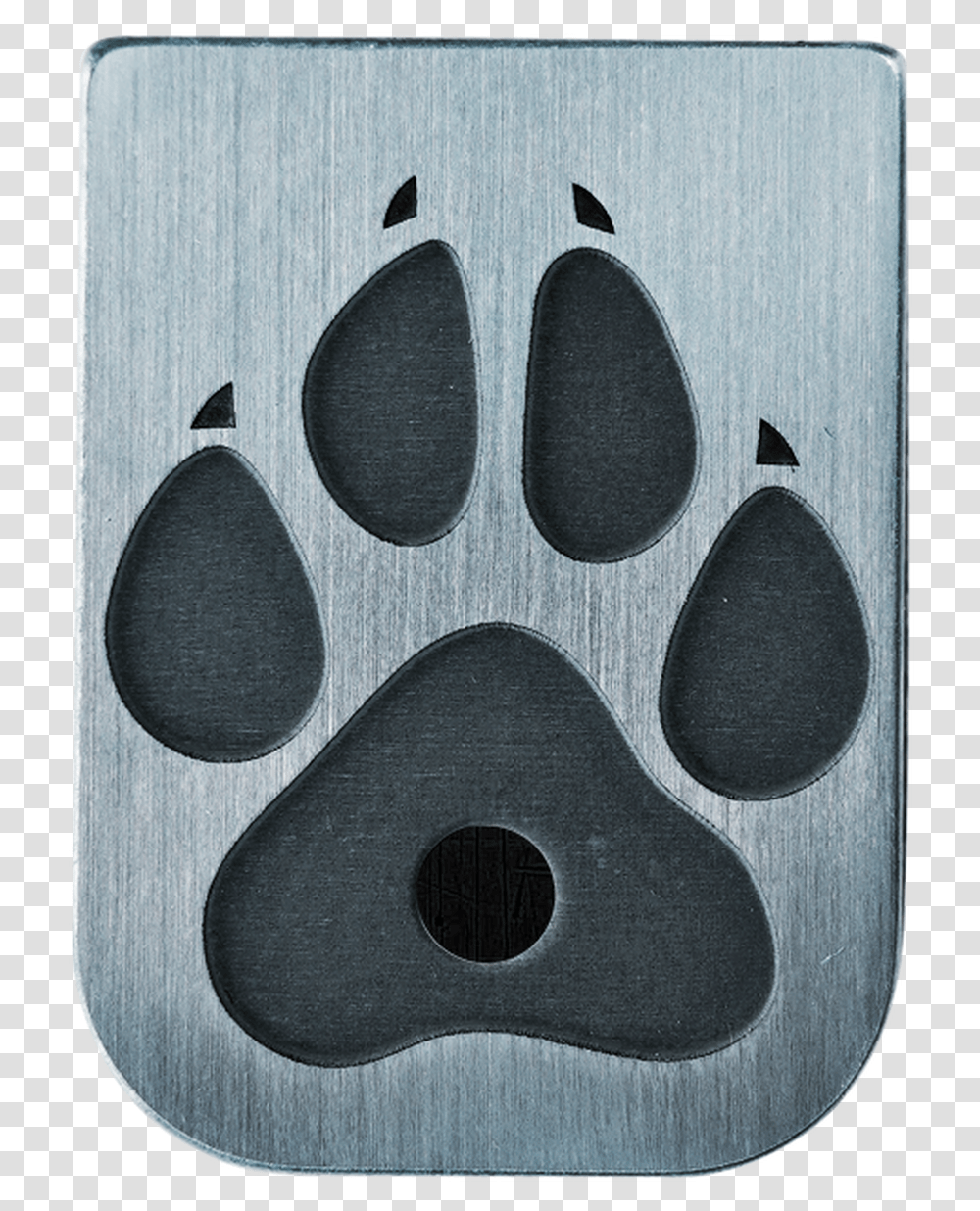 Dog Paw Stainless Steel Finish Mag Plate Paw, Architecture, Building, Road Transparent Png
