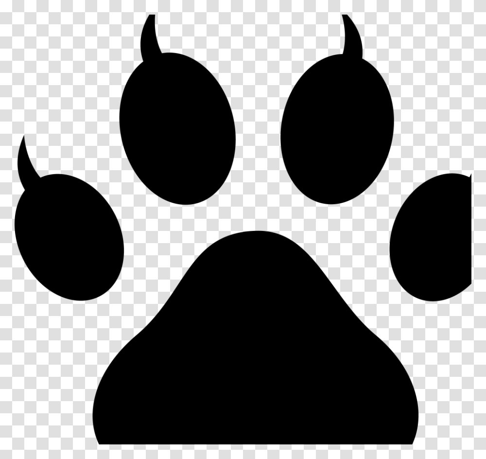 Dog Paw Stencil Free Cat Paw Print Paw, Gray, World Of Warcraft Transparent Png