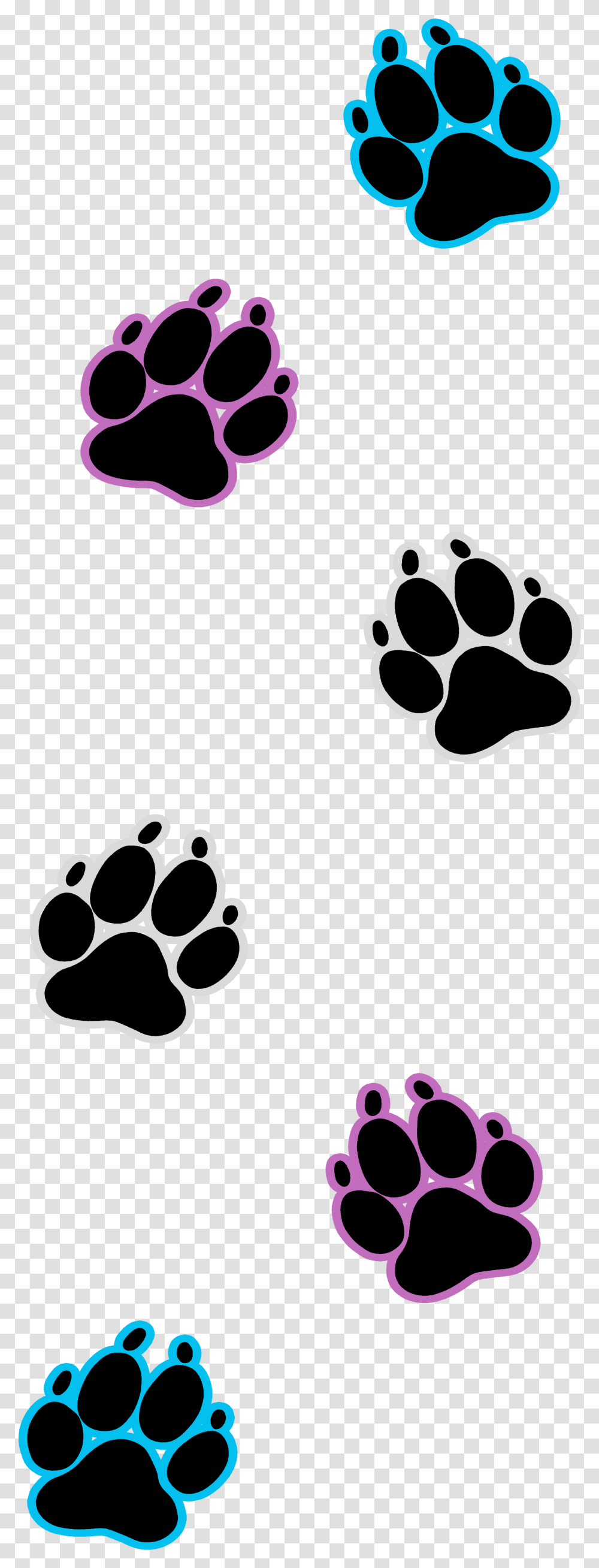 Dog Pawprint Clipart Background Heart Paw Print, Footprint Transparent Png