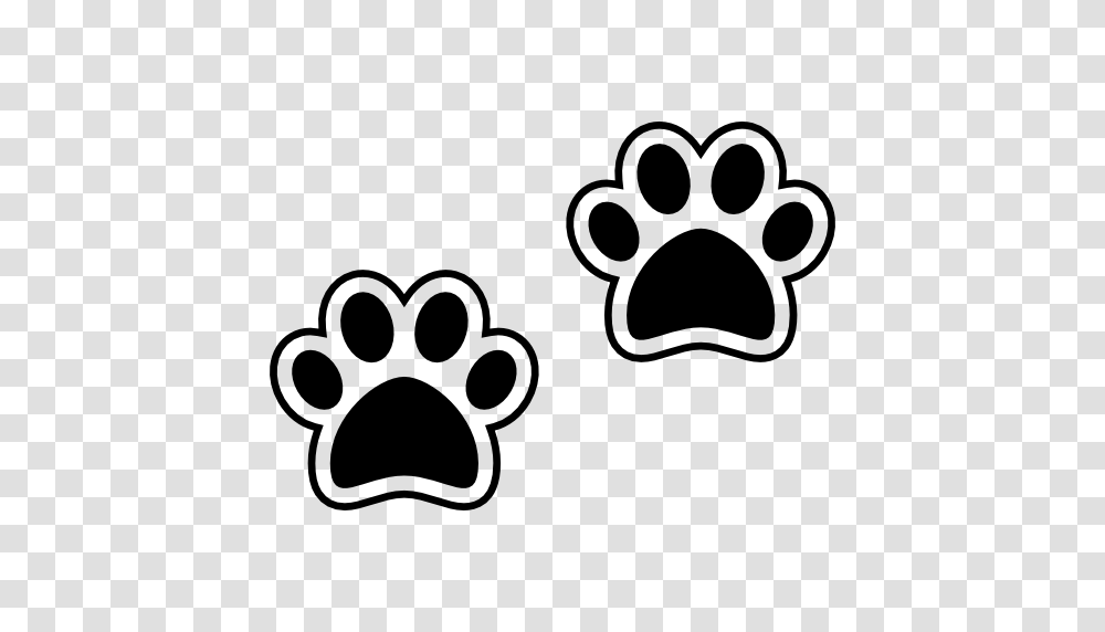 Dog Pawprints Free Vector Icons Designed, Stencil, Footprint Transparent Png