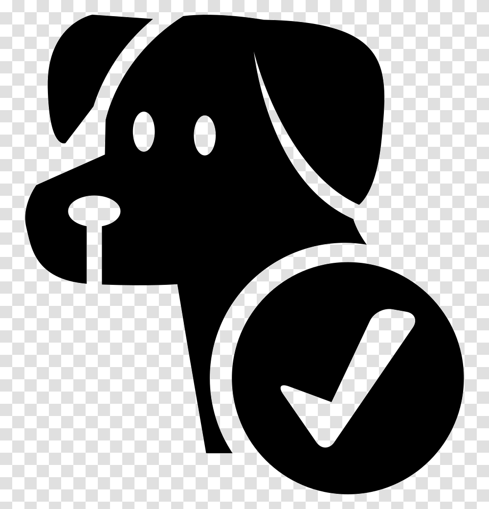 Dog Pet Allowed Hotel Signal Pets Allowed Icon, Stencil, Silhouette, Animal Transparent Png