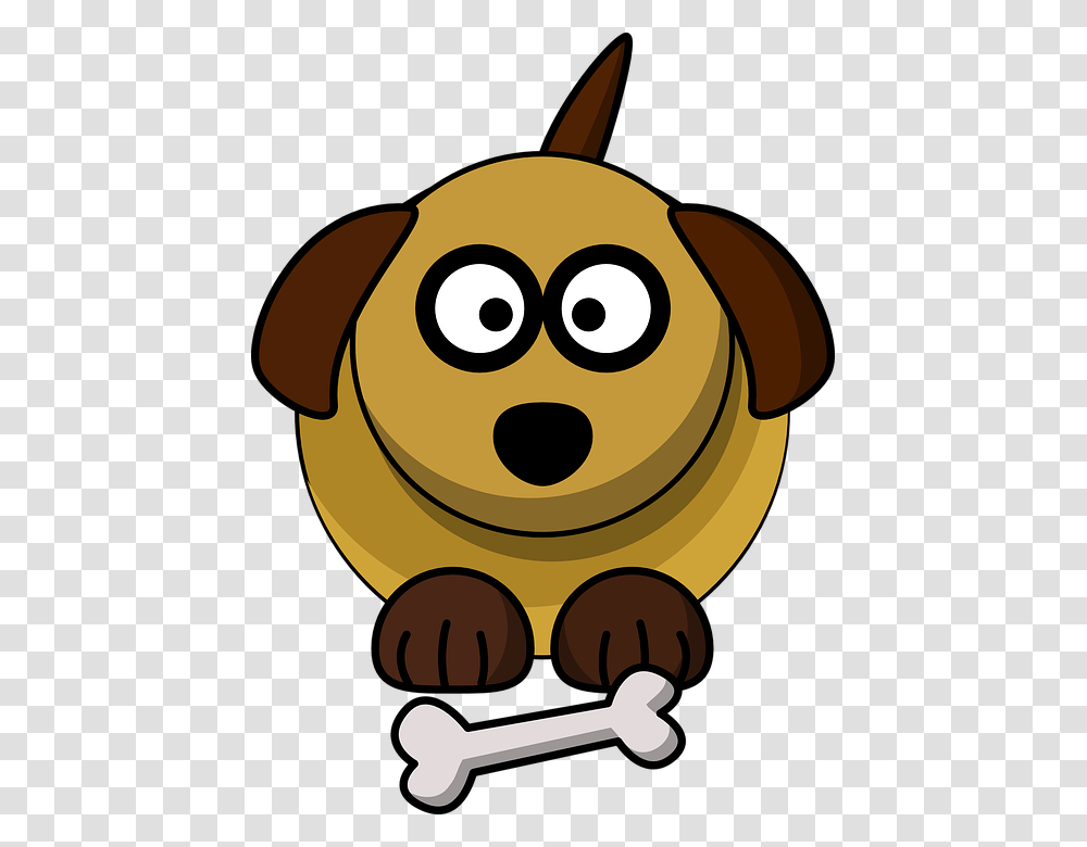 Dog Pet Bone Sit Brown Cartoon Wait Play Big Dog Clip Art, Outdoors, Nature, Animal, Costume Transparent Png