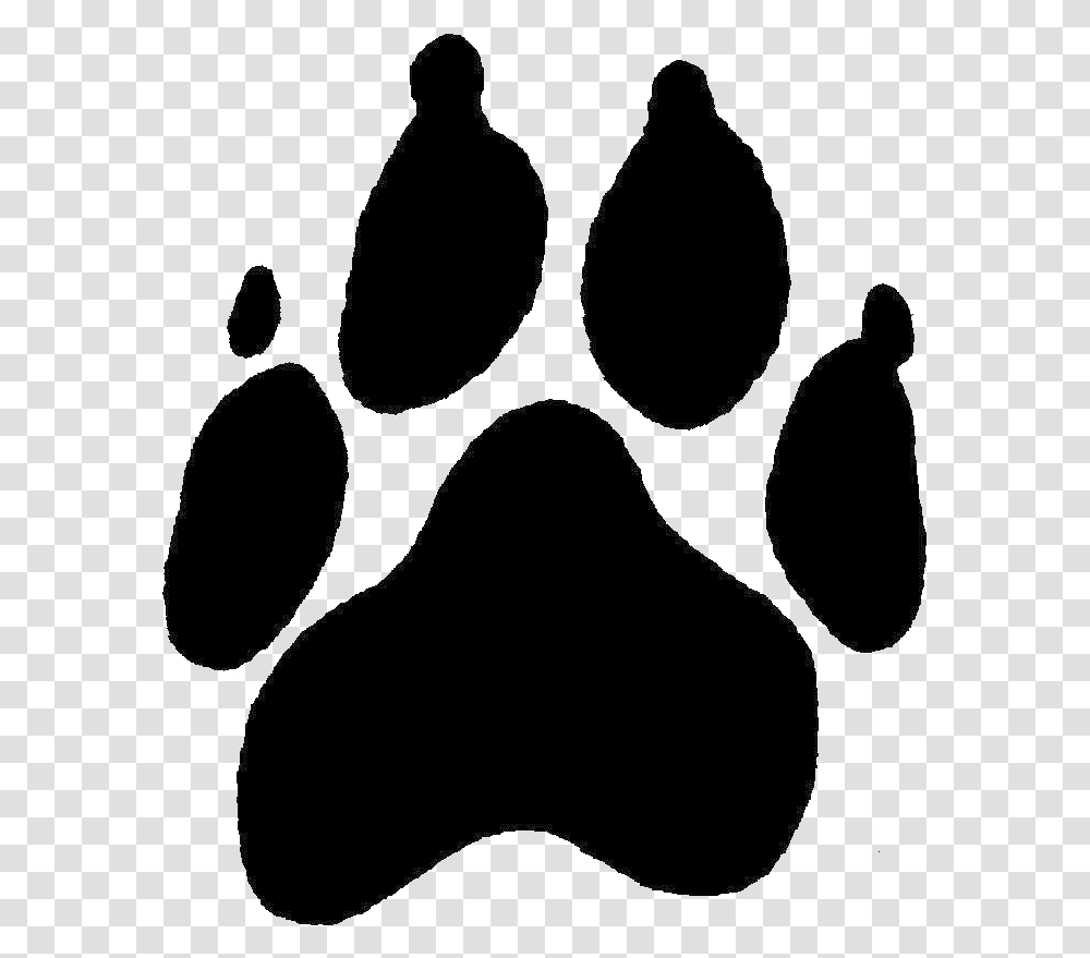 Dog Print Pawprint Silhouette At Free For Personal, Stencil, Pattern, Bowl, Alien Transparent Png