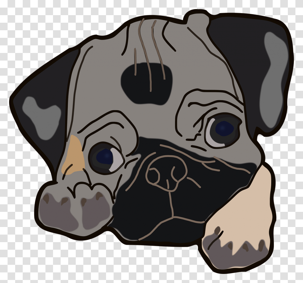 Dog Pug Clipart, Mammal, Animal, Pet, Canine Transparent Png