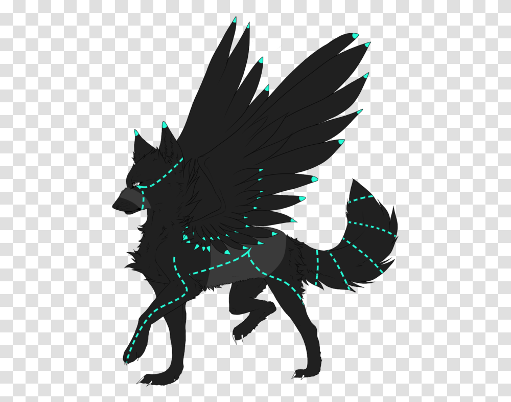 Dog Puppy A Pack Of Wolves Cat Wolf With Wings Base, Lighting, Silhouette, Statue Transparent Png