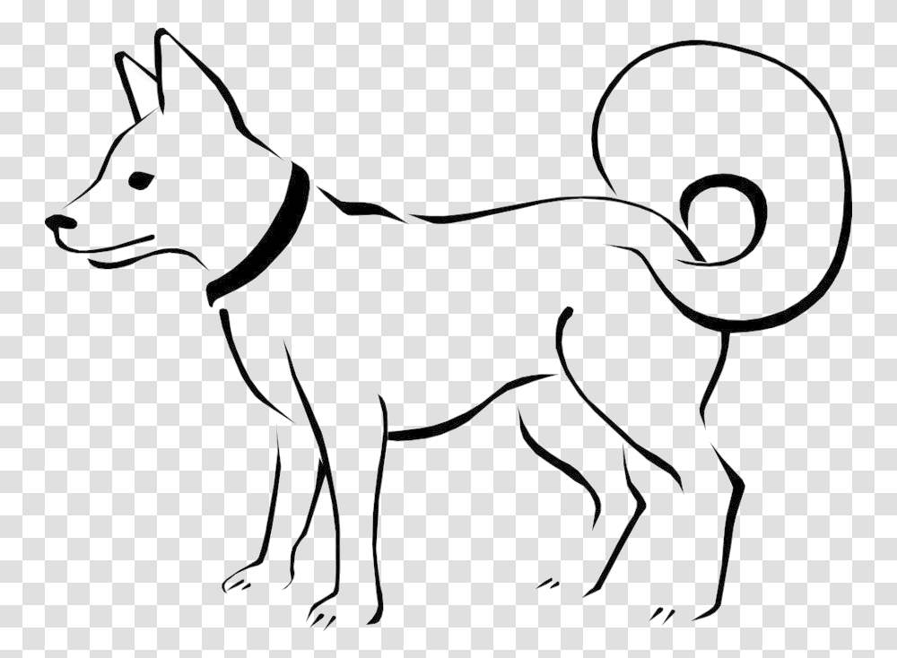 Dog Puppy Black And White Clip Art Free Clipart Black And White Image Of Dog, Mammal, Animal, Antelope, Wildlife Transparent Png