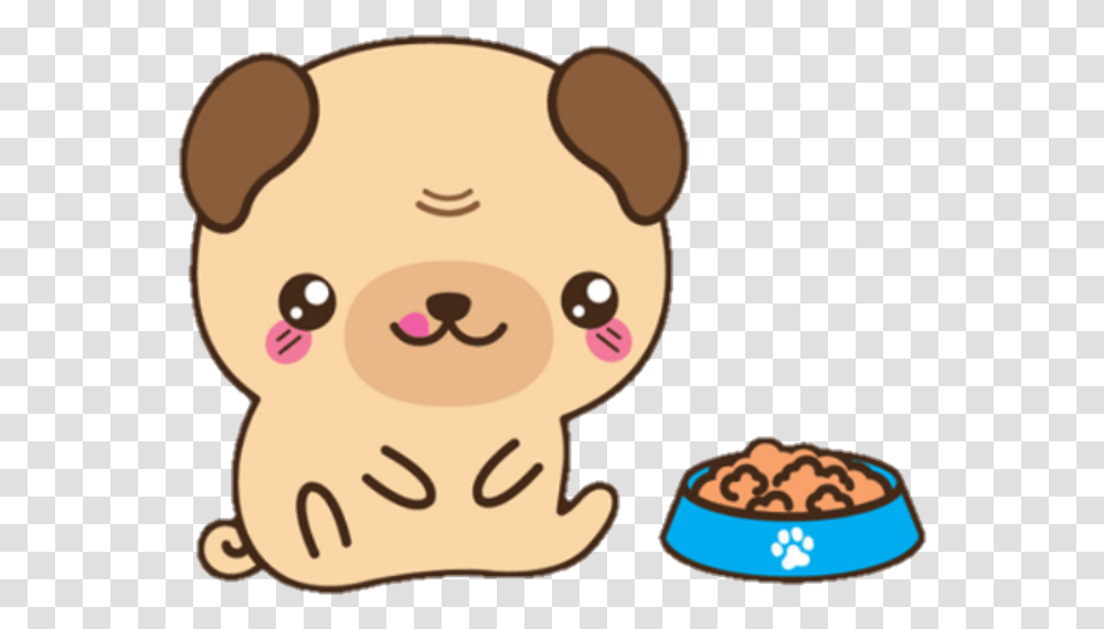 Dog Puppy Cute Perro Kawaii Pug Imagen De Un Perro Kawaii, Mammal, Animal, Food, Cookie Transparent Png