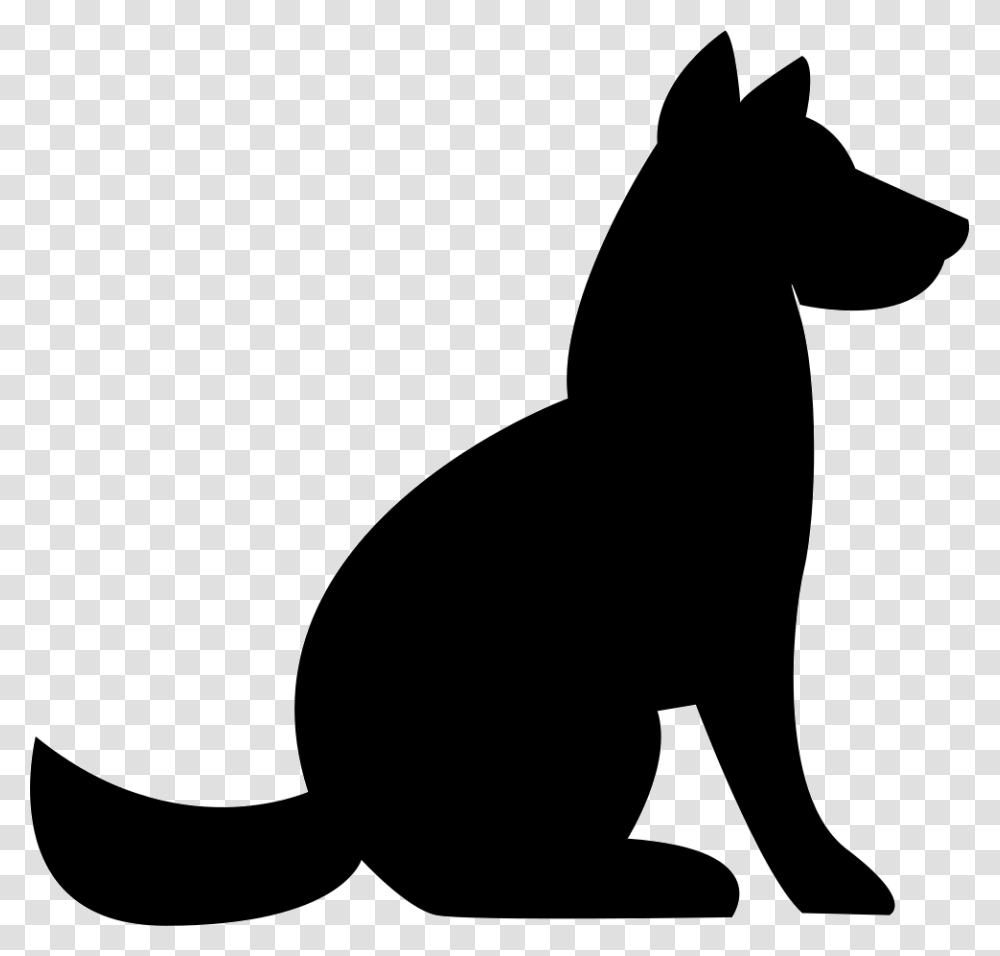Dog Side Icon Free Download, Silhouette, Mammal, Animal, Stencil Transparent Png