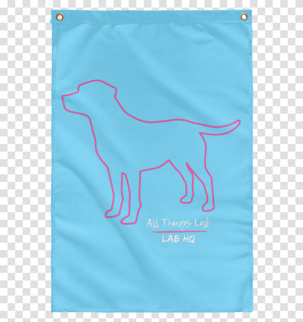 Dog Silhouette Pink Subwf Sublimated Wall Flag Weimaraner, Pillow, Cushion, Plot Transparent Png