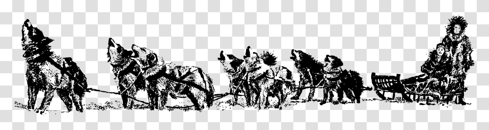Dog Sled And Team Clip Arts Dog Sled Team Clipart, Gray, World Of Warcraft Transparent Png