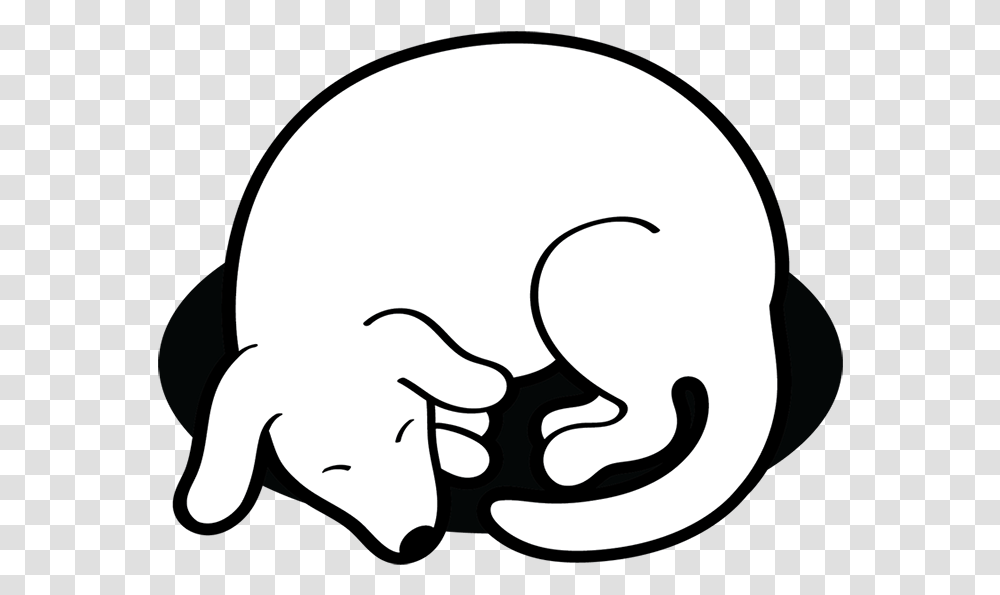 Dog Sleeping Clipart Black And White Picture Royalty Sleeping Dog Clipart Black And White, Mammal, Animal, Aardvark, Wildlife Transparent Png
